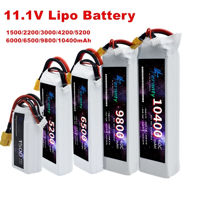 Drone Battery 4S - 3S 11.1V Lipo 배터리 Deans XT60