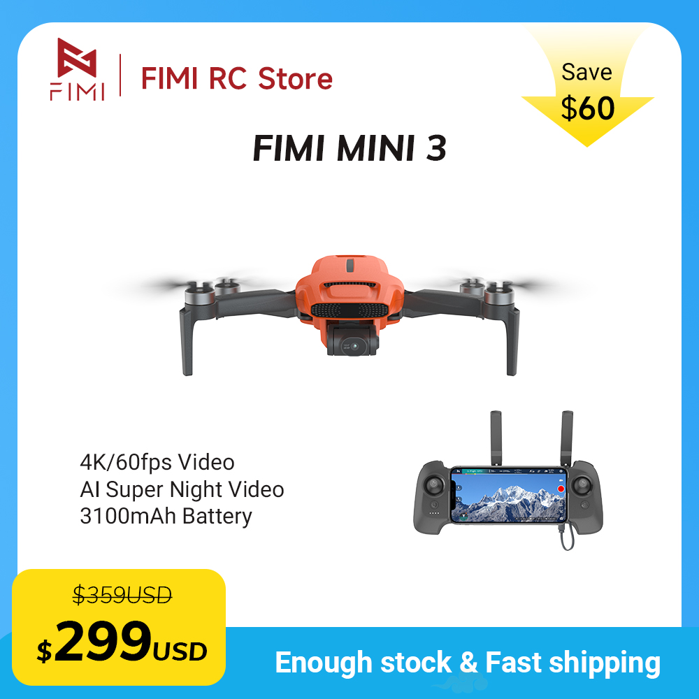 FIMI MINI 3 카메라 드론 4K 60fps 9k - Drone Battery Case 리뷰 및 가격